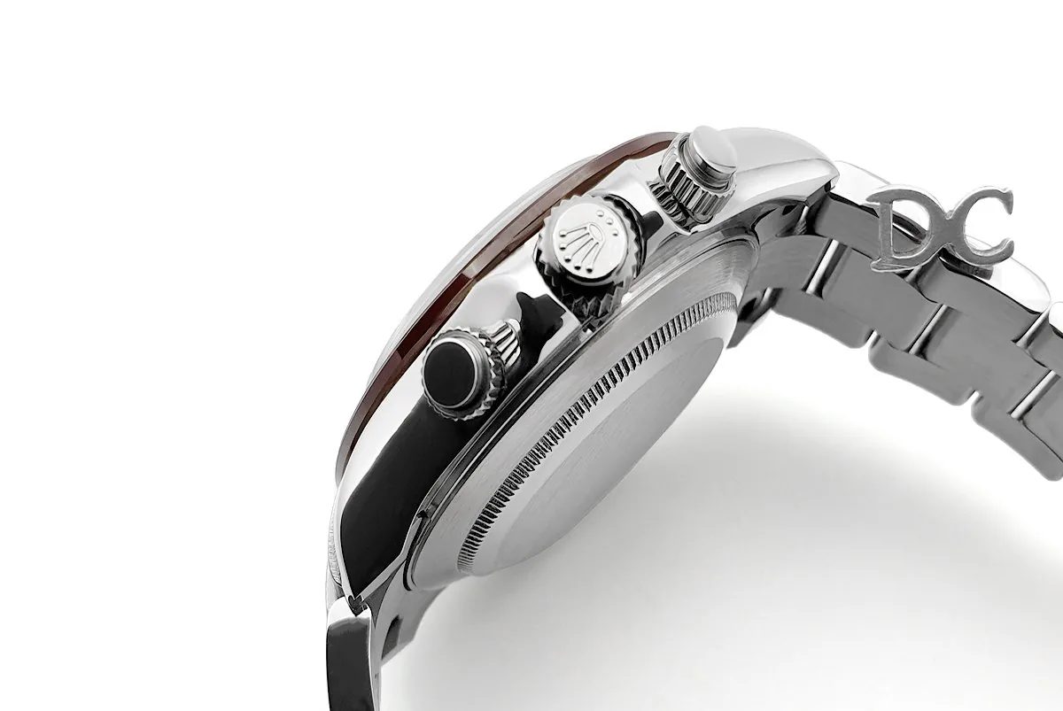 Daytona 116506 platine cadran bleu glacier index diamants – Image 10