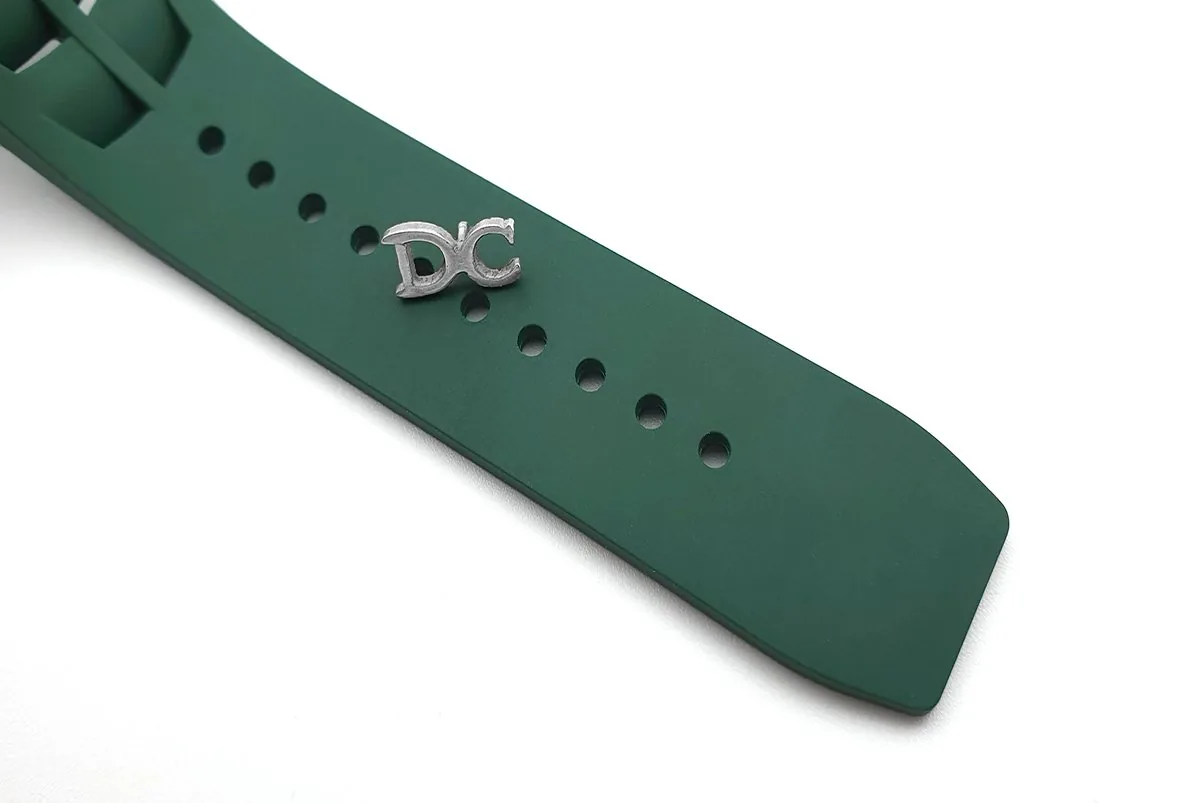 RM 011-02 Le Mans Classic chronographe vert sur bracelet en caoutchouc vert – Image 10