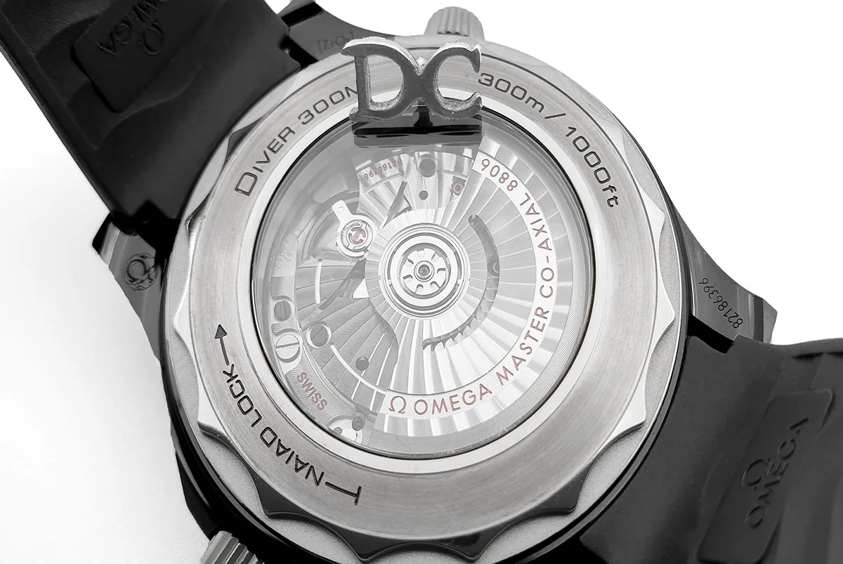 Seamaster Diver 300M Co-Axial Master Chronometer esfera negra 43.5mm con correa de caucho negra - Imagen 7
