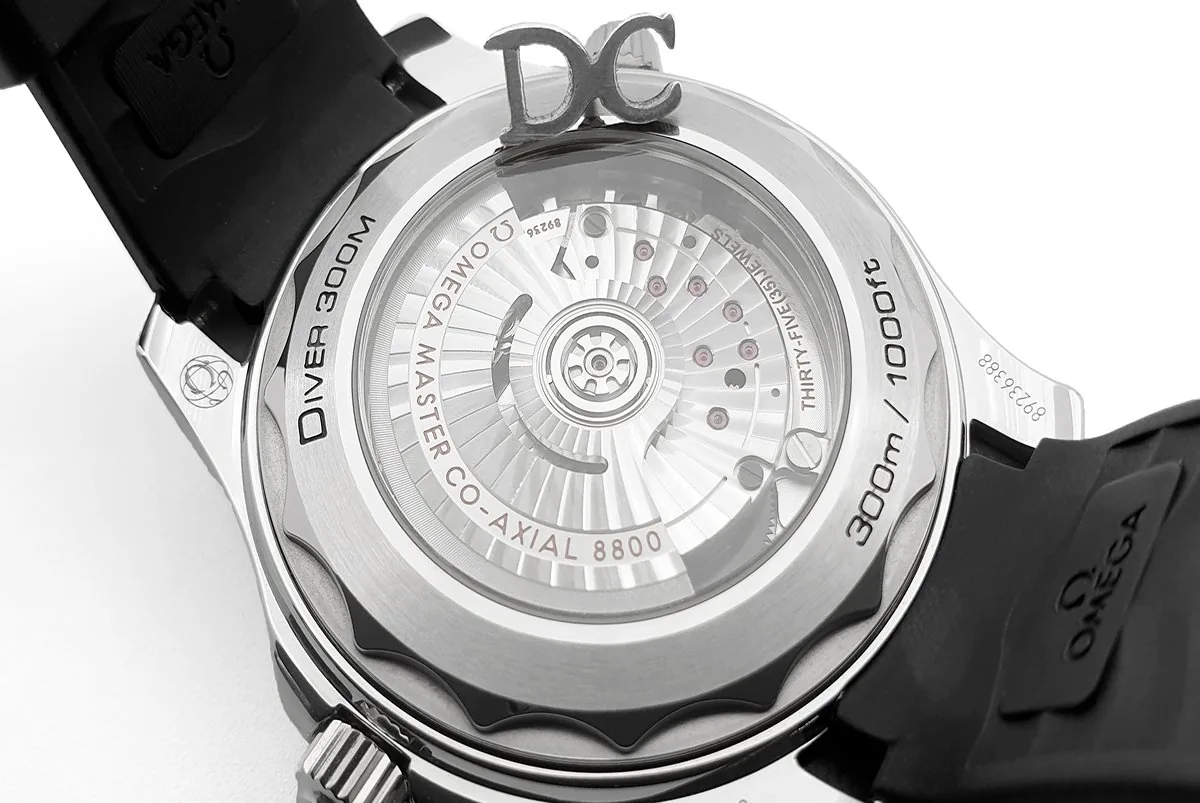 Seamaster Diver 300M Co-Axial Master Chronometer esfera blanca con correa de caucho negra - Imagen 5