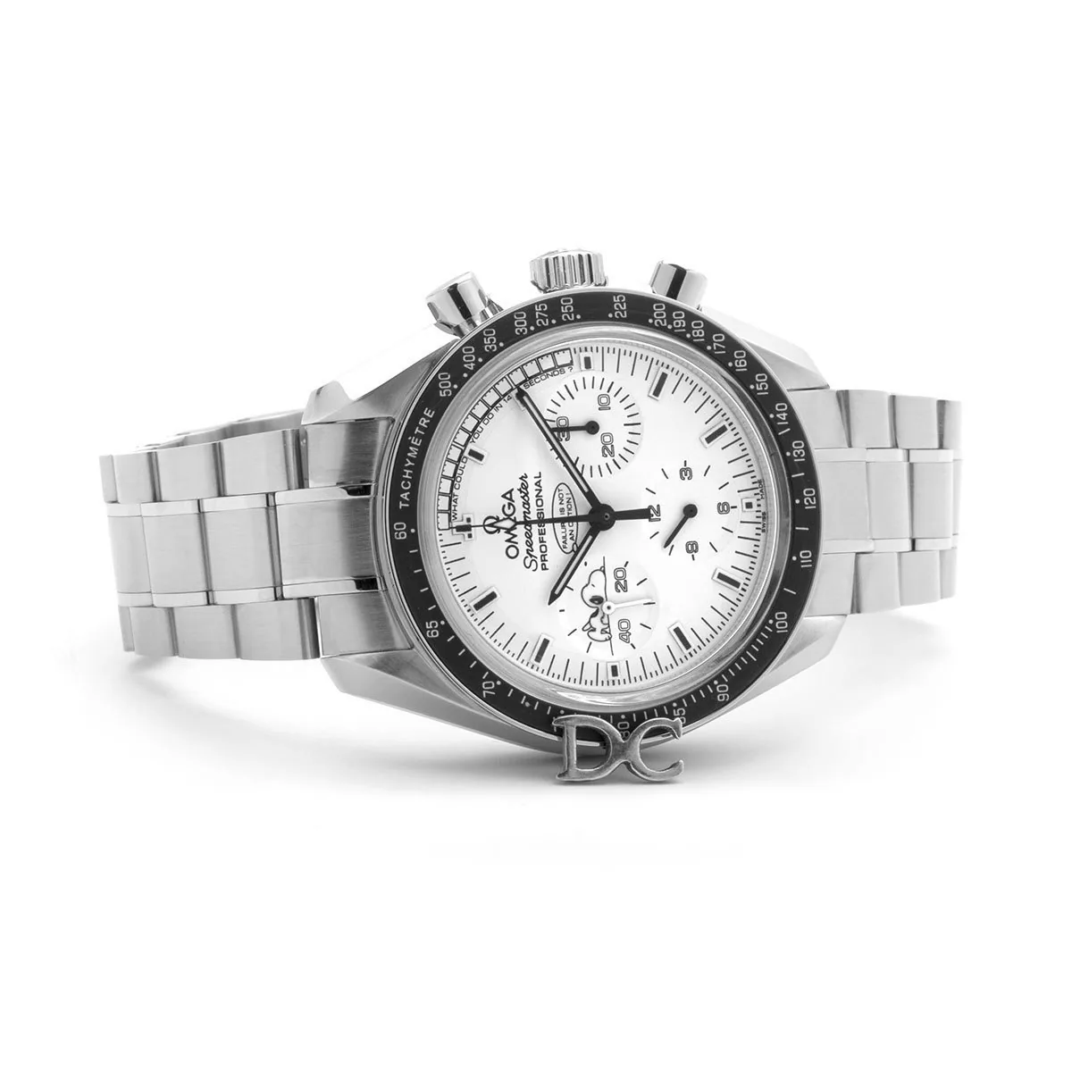 Speedmaster Professional Apollo 13 Silver Snoopy Award am Armband – Bild 2