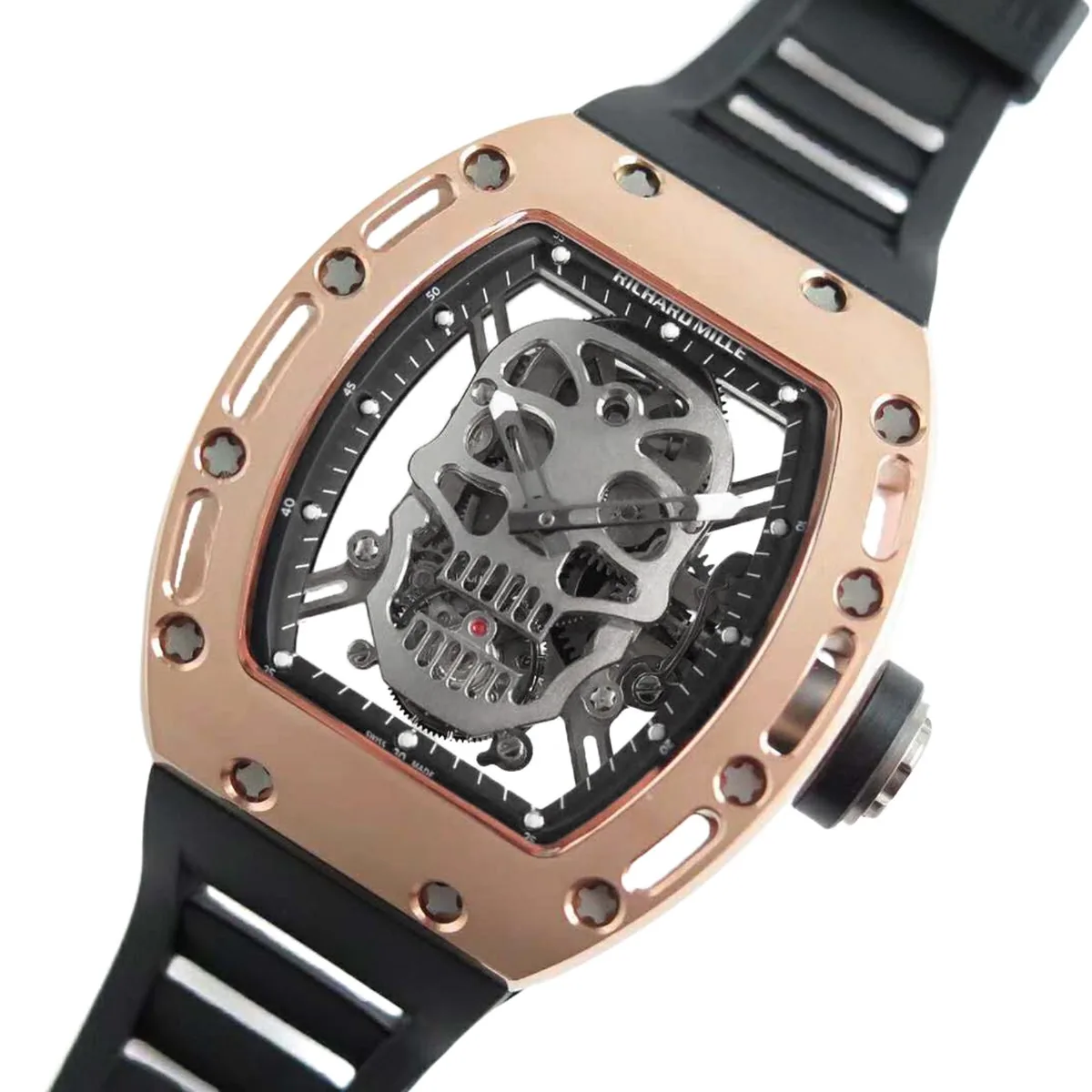 RM 052-01 Tourbillon Skull in Roségold – Bild 3