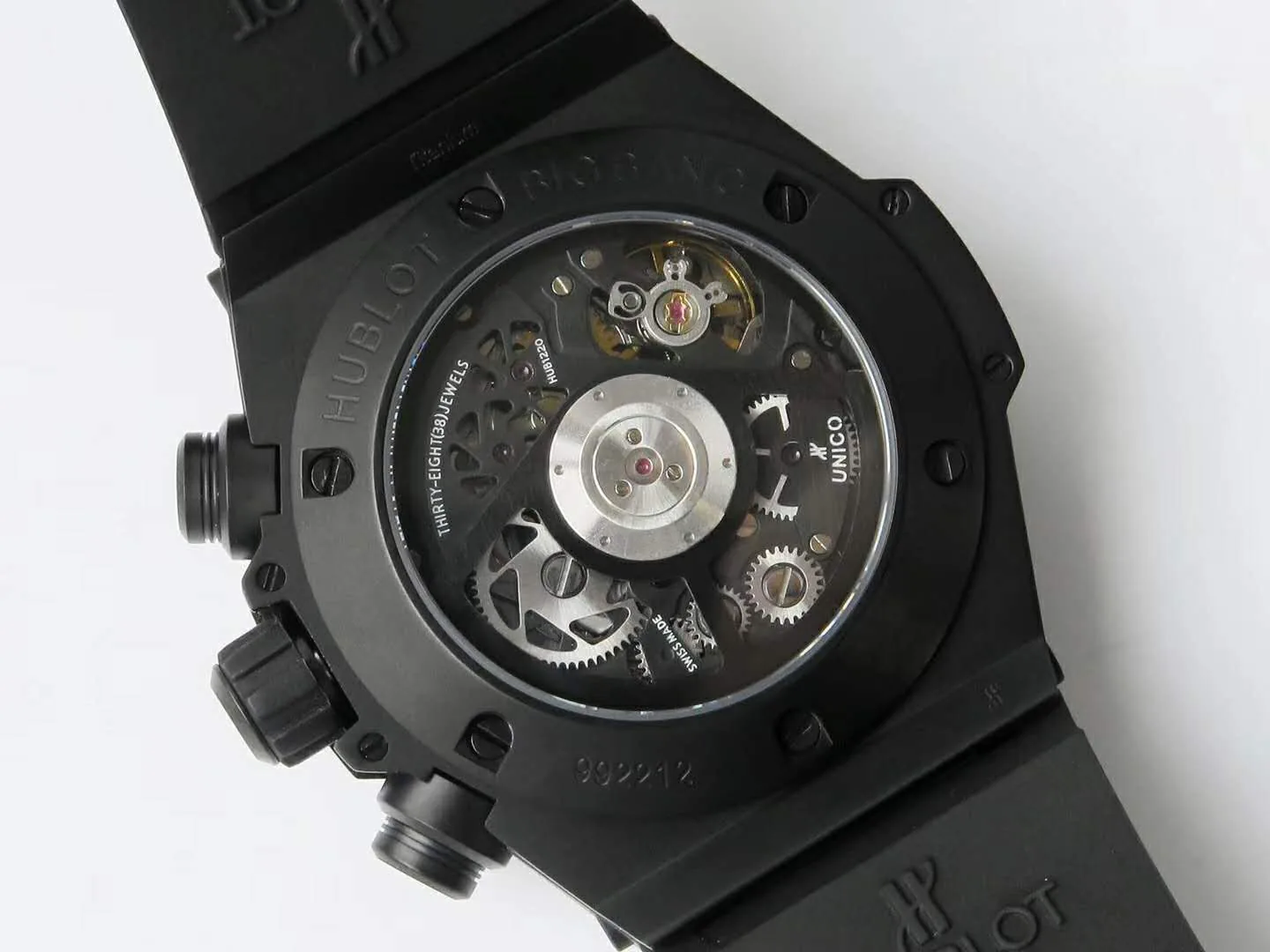 Big Bang Unico Black Magic avec diamants arc-en-ciel – Image 5