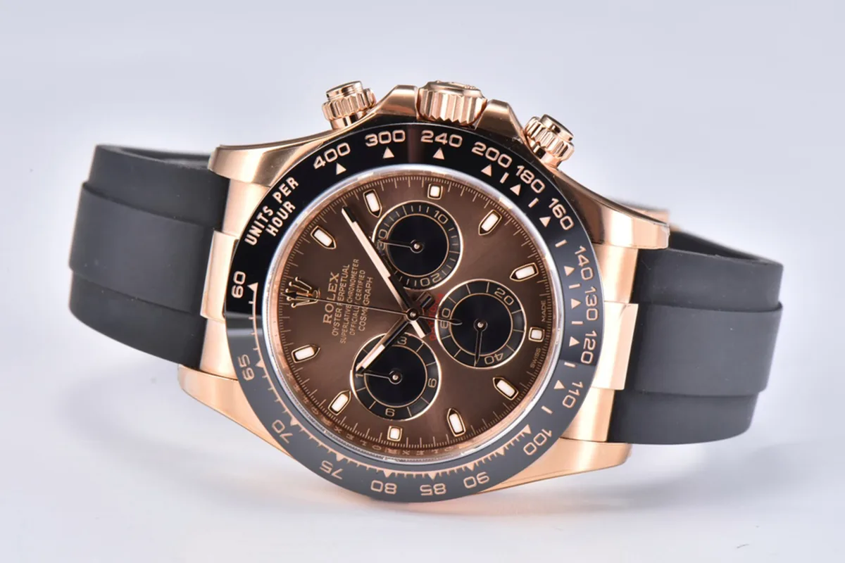 Daytona 116515LN esfera chocolate con índices de bastón en oro Everose - Imagen 2