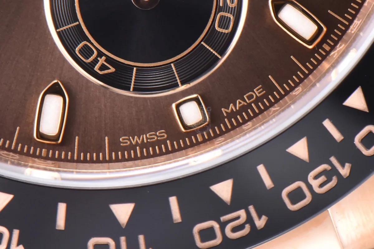 Daytona 116515LN esfera chocolate con índices de bastón en oro Everose - Imagen 4
