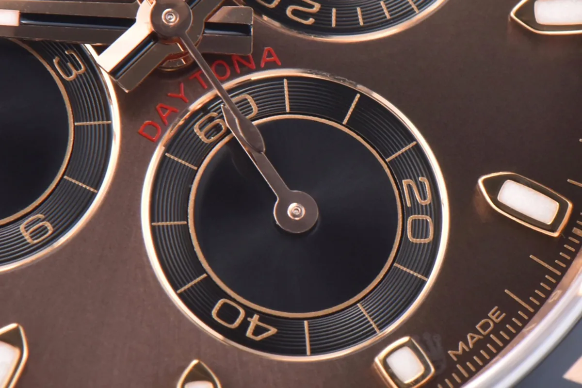 Daytona 116515LN esfera chocolate con índices de bastón en oro Everose - Imagen 5