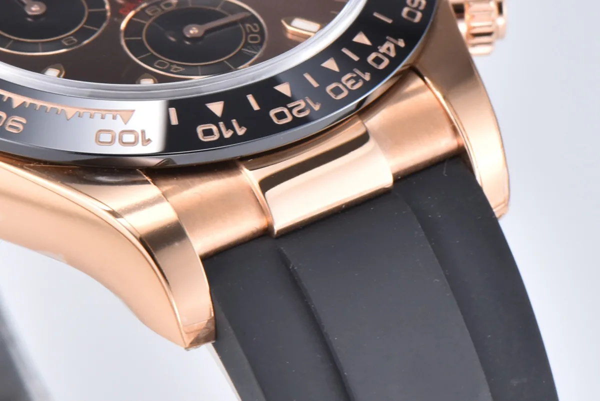 Daytona 116515LN esfera chocolate con índices de bastón en oro Everose - Imagen 6