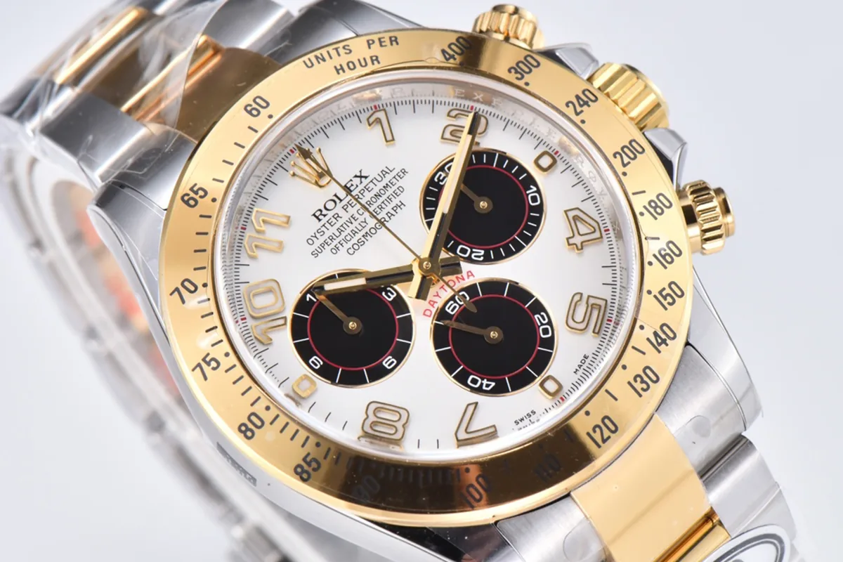 Daytona 116519 quadrante bianco in oro giallo - immagine 3