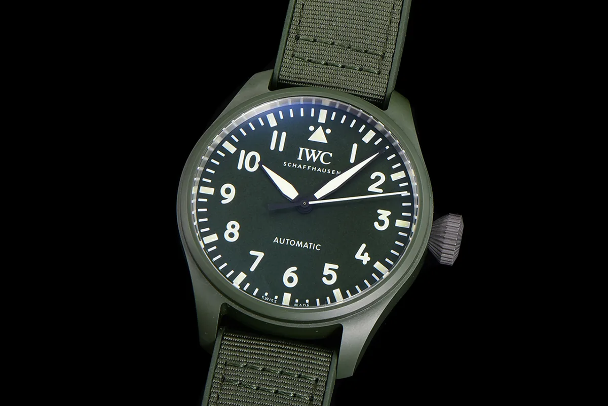 Big Pilot’s Watch 43 IW329802 Top Gun Edition Woodland con correa de camuflaje - Imagen 4