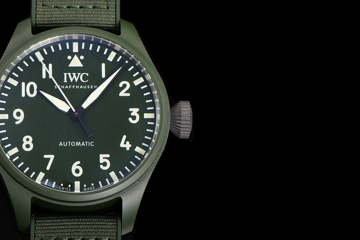 Big Pilot’s Watch 43 IW329802 Top Gun Edition Woodland con correa de camuflaje - Imagen 7