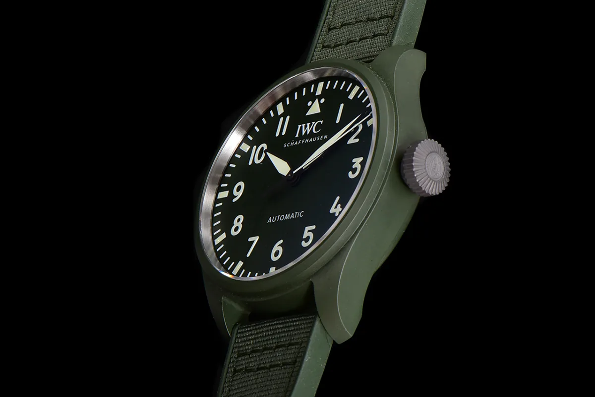 Big Pilot’s Watch 43 IW329802 Top Gun Edition Woodland con correa de camuflaje - Imagen 6