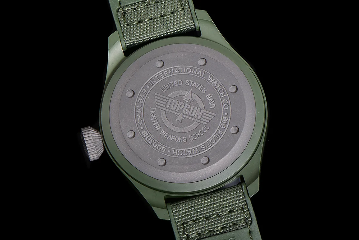 Big Pilot’s Watch 43 IW329802 Top Gun Edition Woodland con correa de camuflaje - Imagen 10
