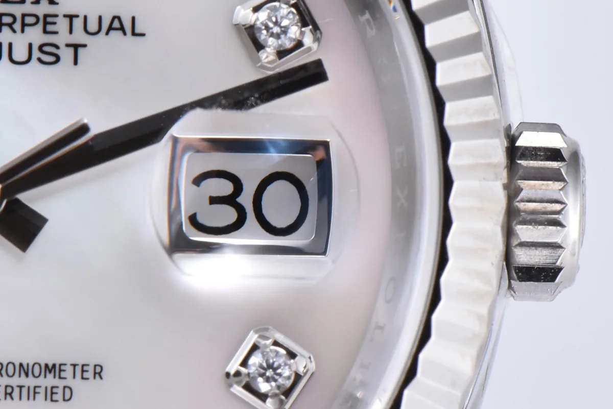 Datejust 36 126234 cadran MOP blanc index diamants en acier sur bracelet Jubilee – Image 6
