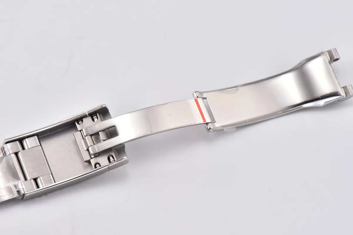 Datejust 41 126334 Clean Factory glänzend schwarzes Zifferblatt Strichindizes am Oyster-Armband – Bild 9