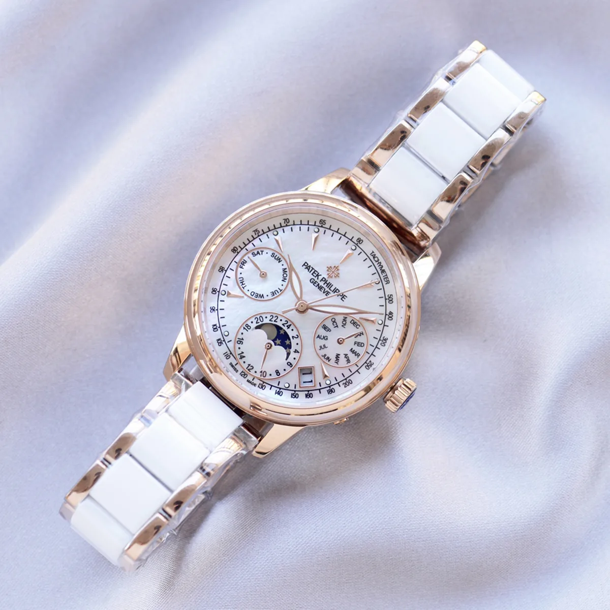Grand Complications Ladies First Ewiger Kalender mit Diamantlünette in Roségold – Bild 3