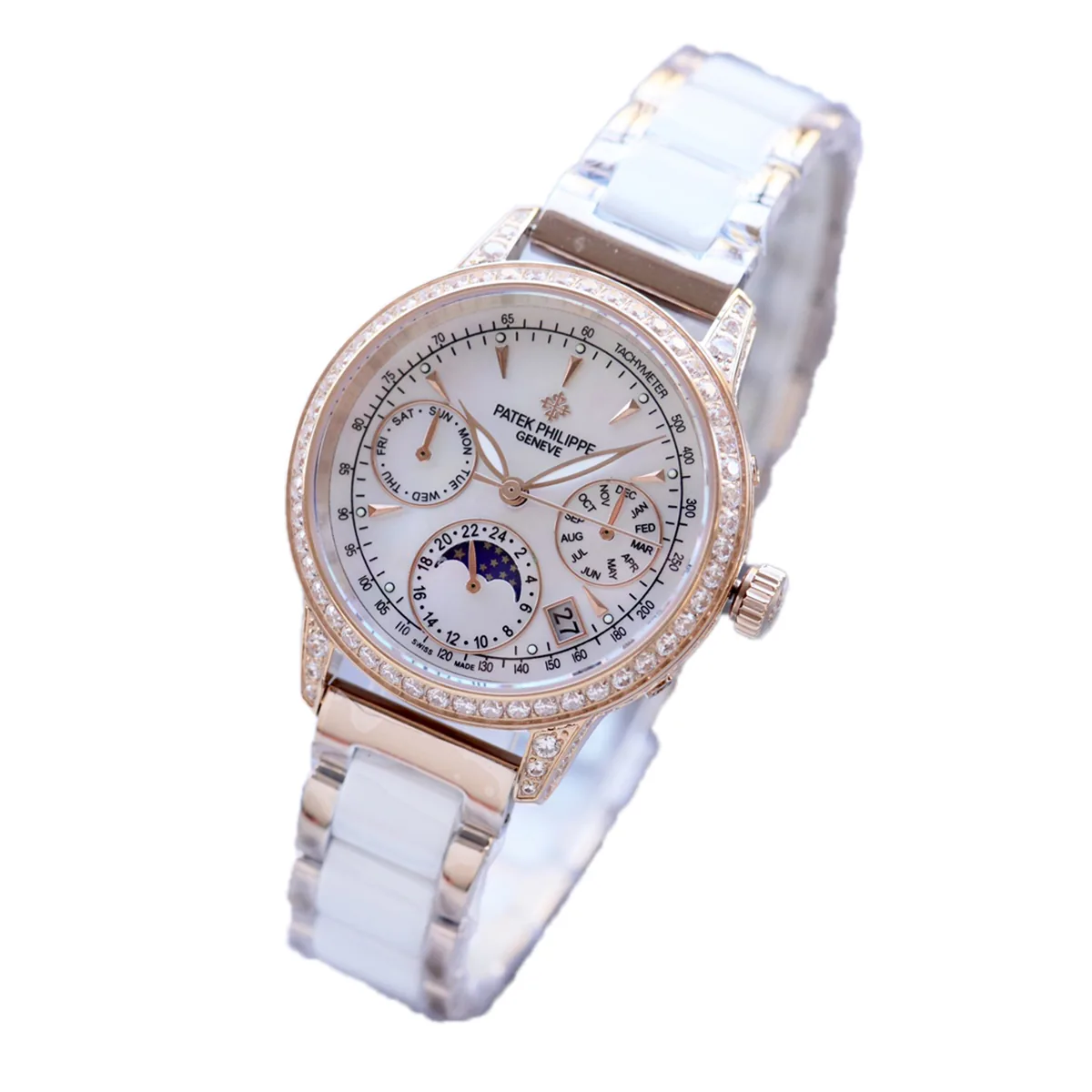 Grand Complications Ladies First Ewiger Kalender mit Diamantlünette in Roségold – Bild 2