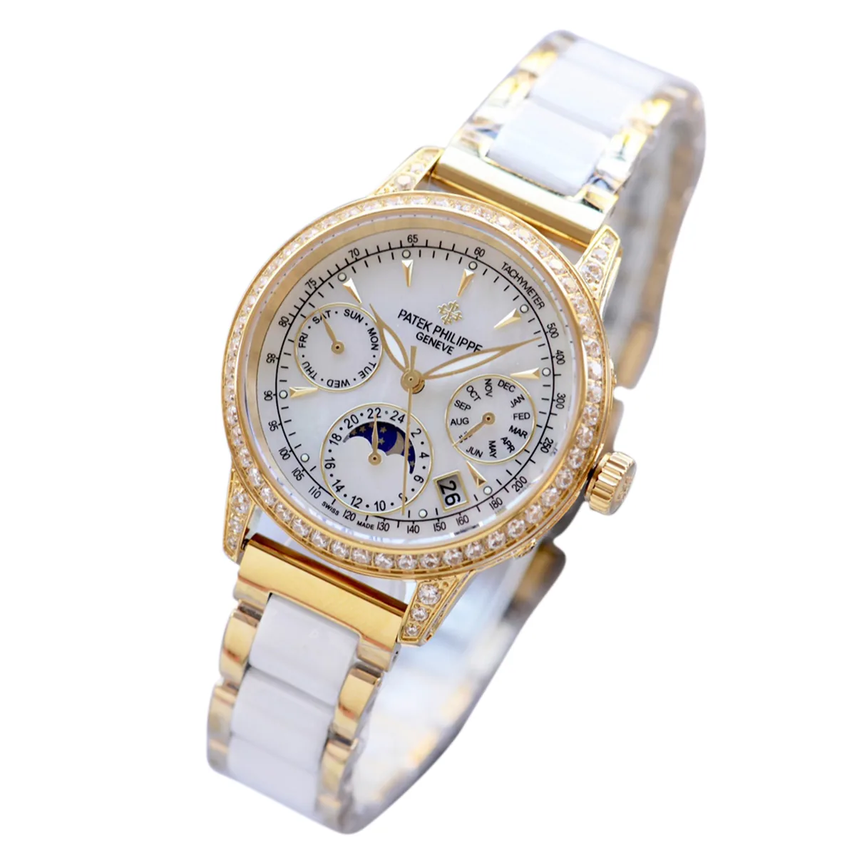Grand Complications Ladies First Perpetual Calendar con bisel de diamantes en oro amarillo - Imagen 2