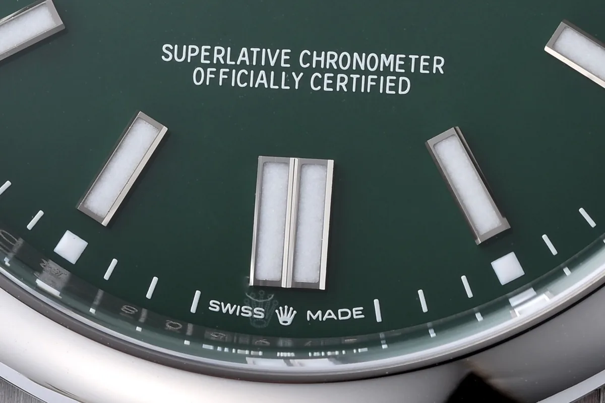 Oyster Perpetual 41mm cadran vert 124300 – Image 6