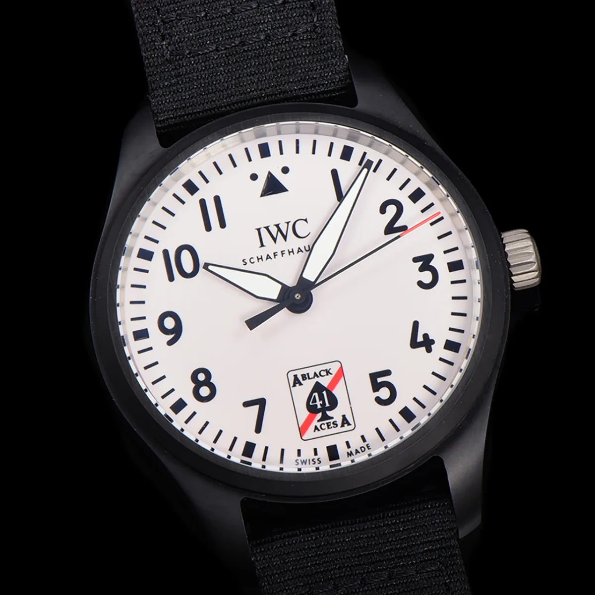 Pilot’s Watch IW326905 Automatic 41 Black Aces – Bild 2