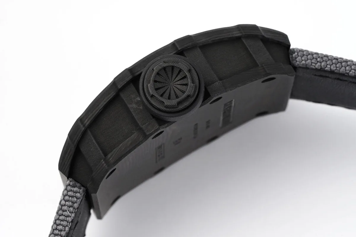 RM 035-01 Rafael Nadal NTPT-Carbon am grauen Nylonarmband (Sonic) – Bild 5