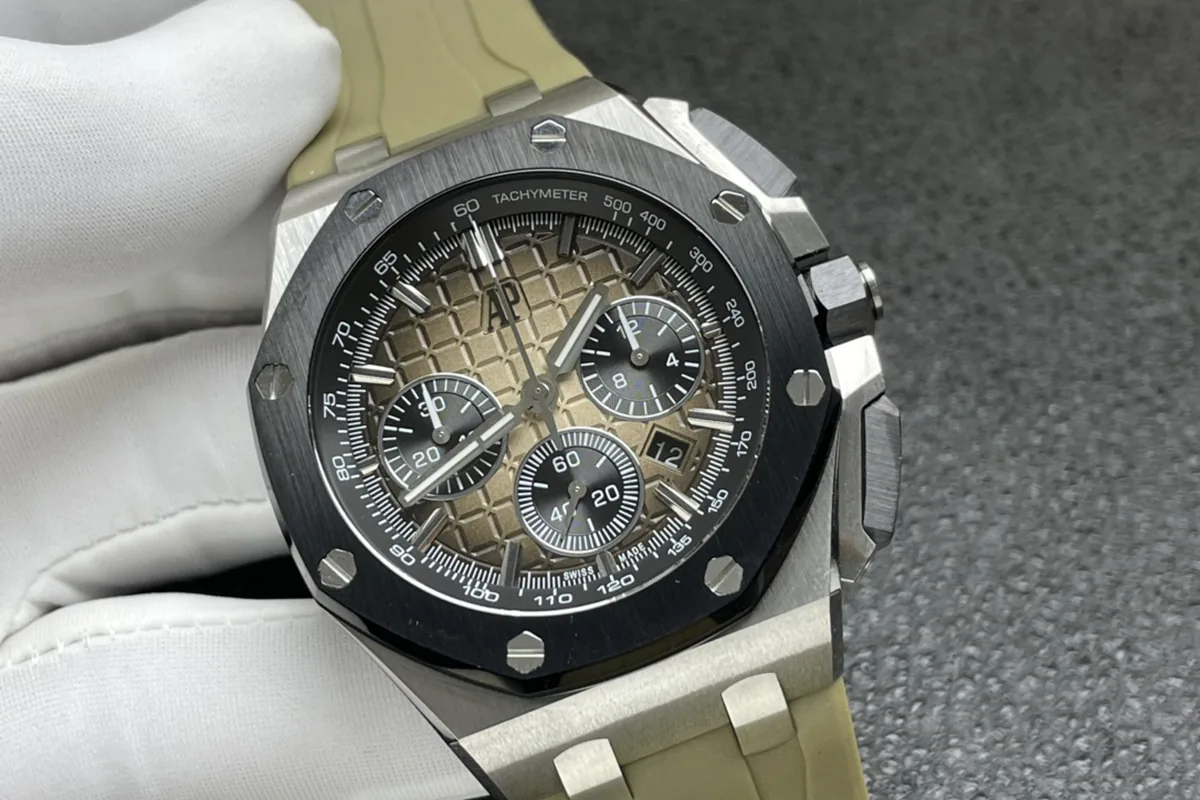 Royal Oak Offshore Novelty 43mm rauchig hellbraunes Zifferblatt Ref. 26420SO.OO.A600CA.01 – Bild 3