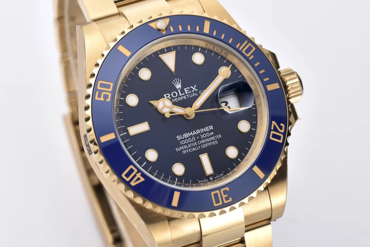 Submariner 41 126618LB blaue Keramik in Gelbgold – Bild 3