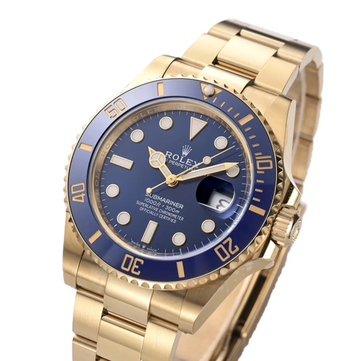 Submariner 41 126618LB blaue Keramik in Gelbgold – Bild 2