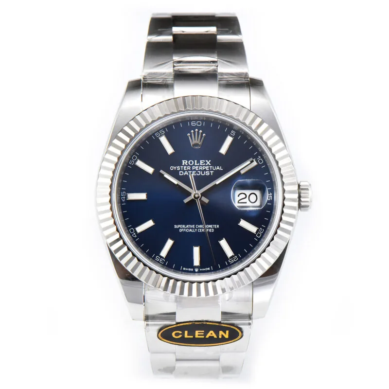 Datejust 36mm CF 126334 cadran bleu index bâtons sur bracelet Oyster – Image 2