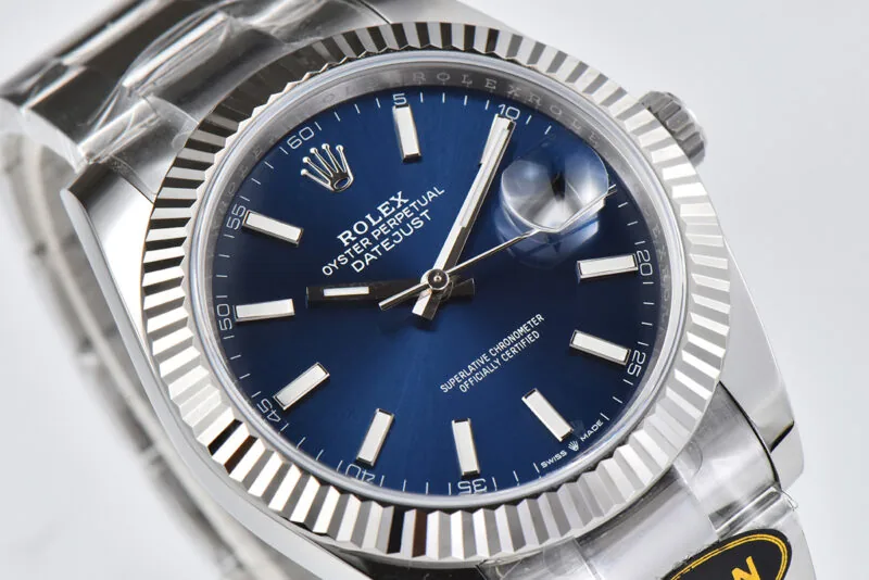 Datejust 36mm CF 126334 cadran bleu index bâtons sur bracelet Oyster – Image 6