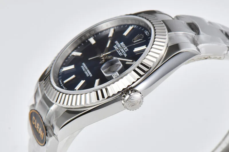 Datejust 36mm CF 126334 cadran bleu index bâtons sur bracelet Oyster – Image 9