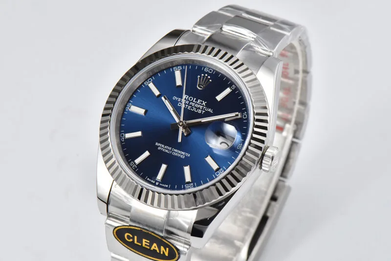 Datejust 36mm CF 126334 cadran bleu index bâtons sur bracelet Oyster – Image 3