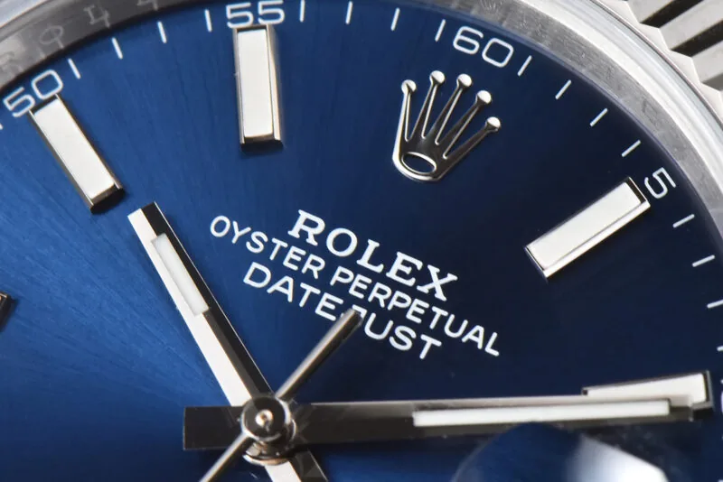 Datejust 36mm CF 126334 cadran bleu index bâtons sur bracelet Oyster – Image 7