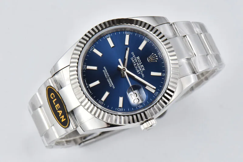 Datejust 36mm CF 126334 cadran bleu index bâtons sur bracelet Oyster – Image 4