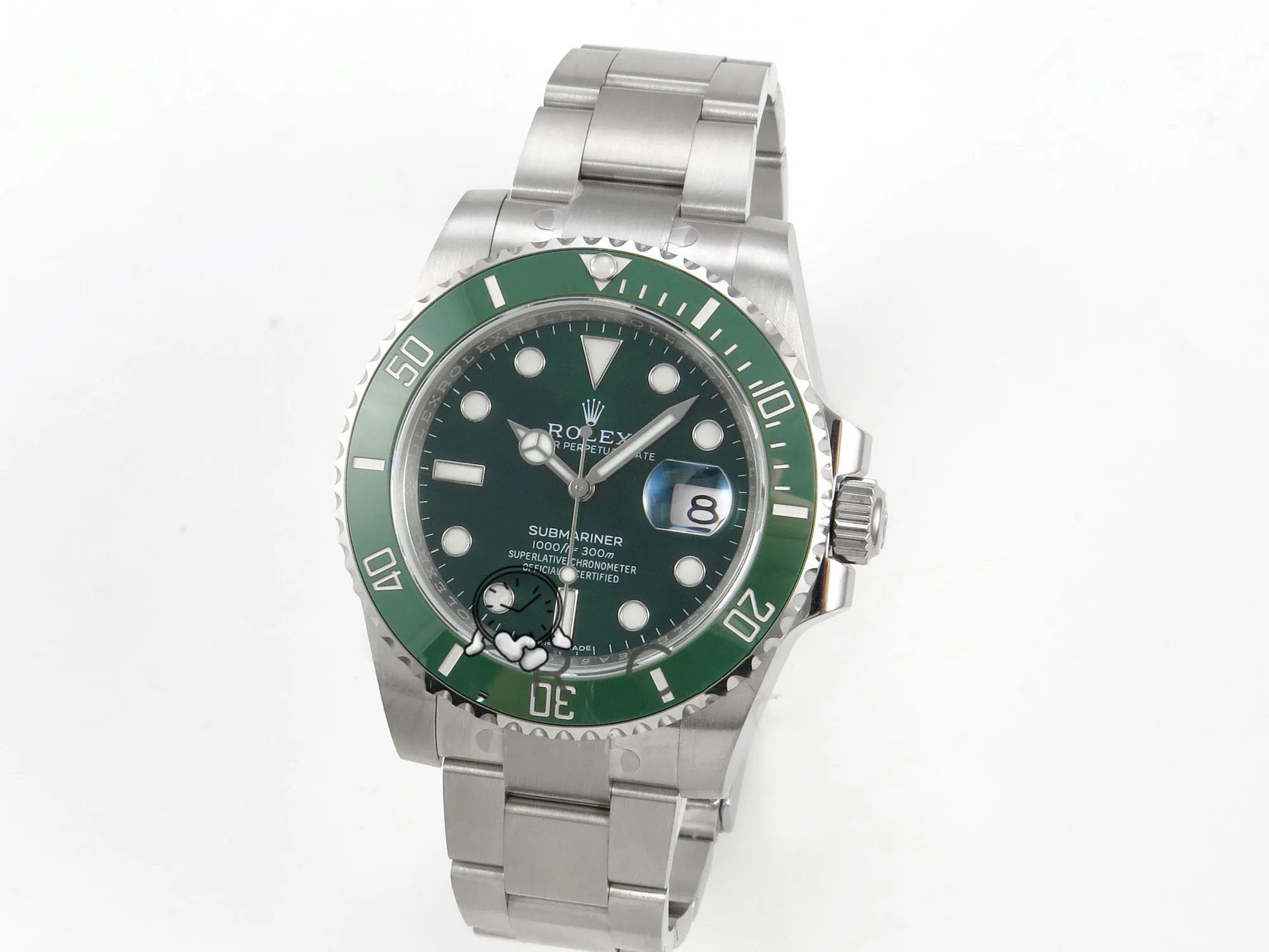Submariner Hulk 116610LV SS/SS lunette verte VSF VR3235 – Image 2