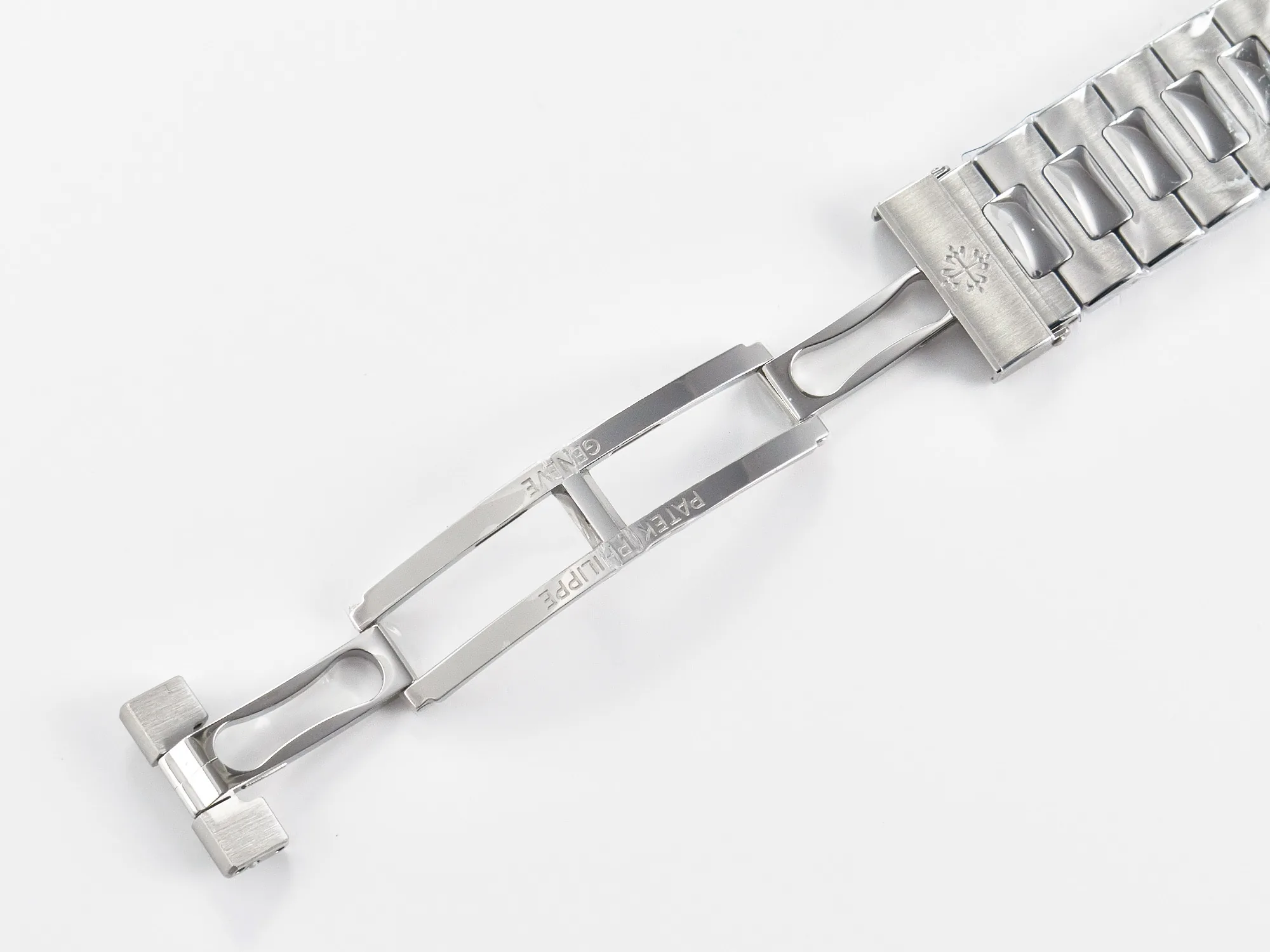 Nautilus 5711 3KF 1:1 Best Edition quadrante bianco su bracciale SS A324 Super Clone V2 - immagine 19