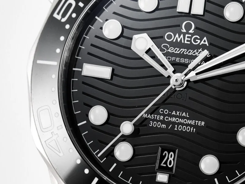 Seamaster Diver 300M VSF 1:1 Best Edition ceramica nera quadrante nero su bracciale SS A8800 V2 - immagine 10