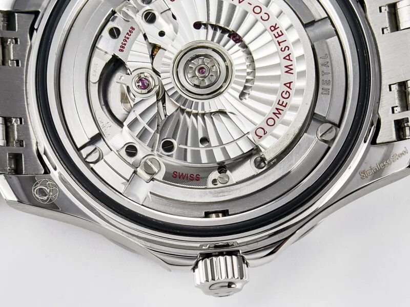 Seamaster Diver 300M VSF 1:1 Best Edition ceramica nera quadrante nero su bracciale SS A8800 V2 - immagine 16