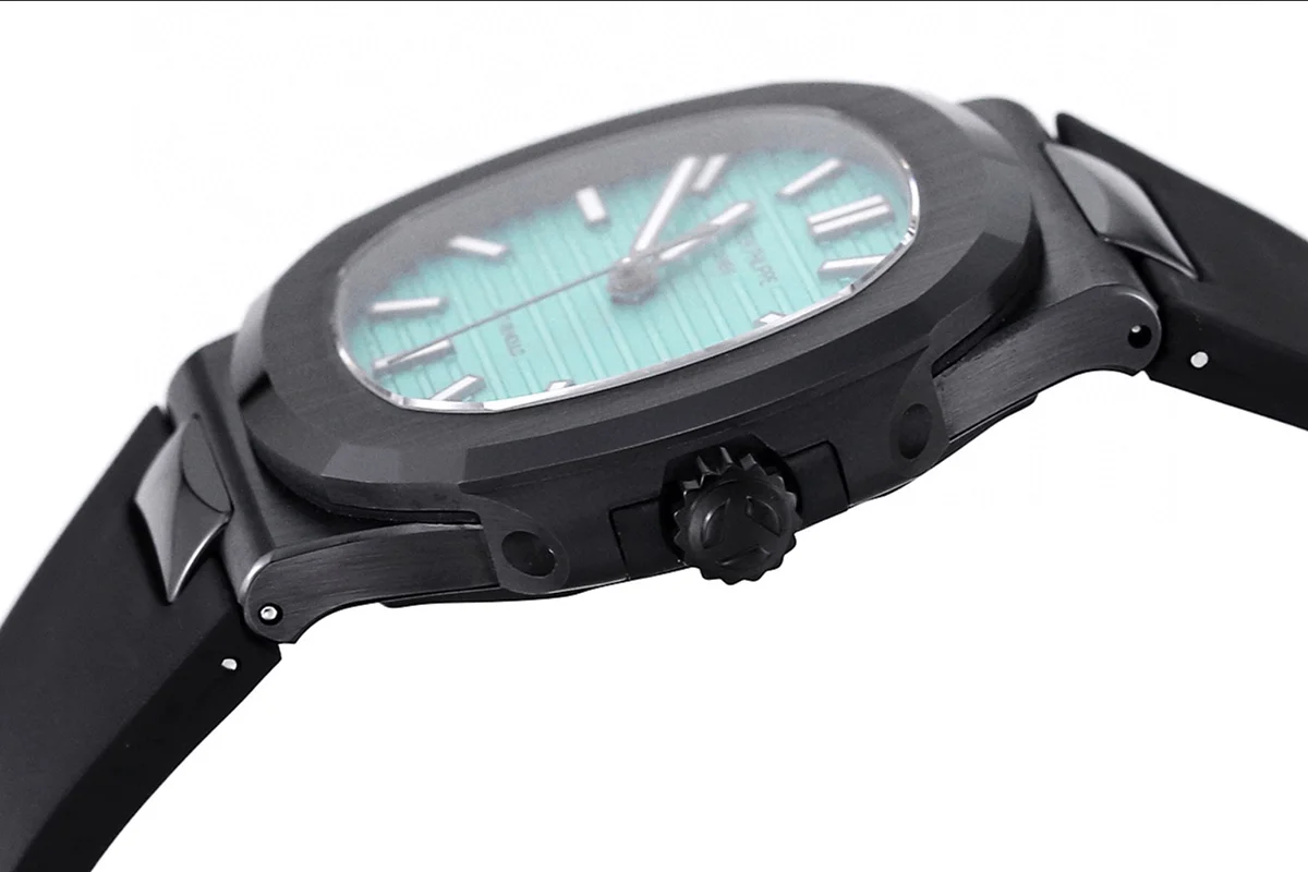 AET Nautilus 5711 Biscay Green Dial Black Ceramic