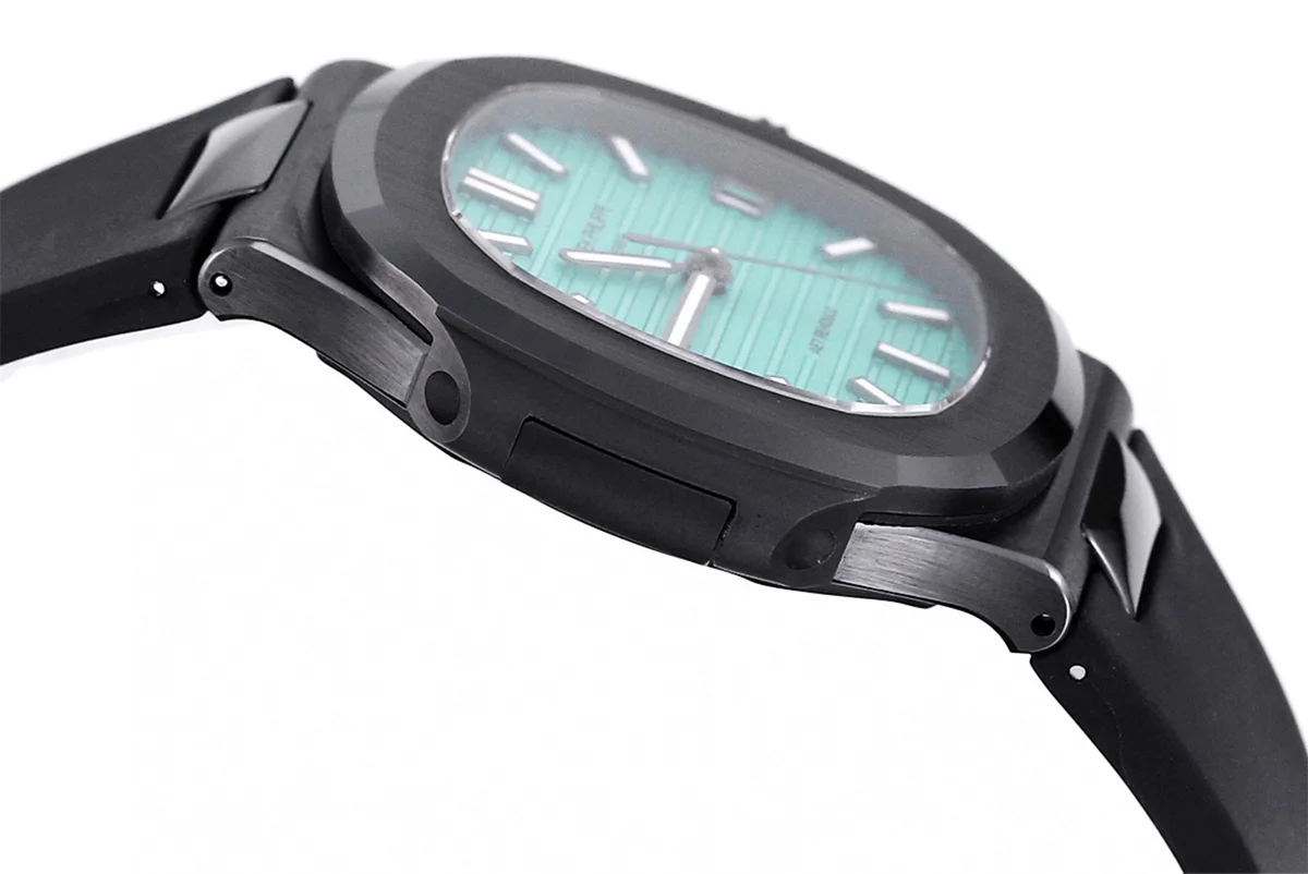 AET Nautilus 5711 Biscay Green Dial Black Ceramic