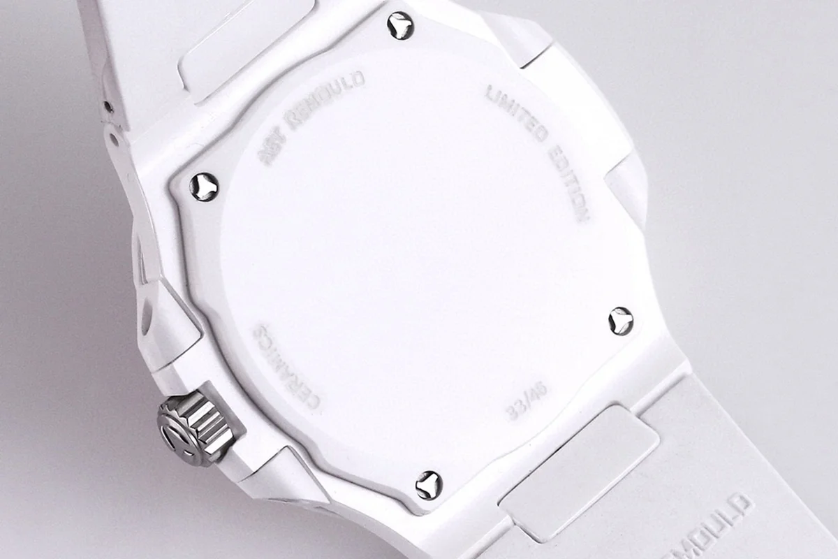 AET Nautilus 5711 White Dial White Ceramic