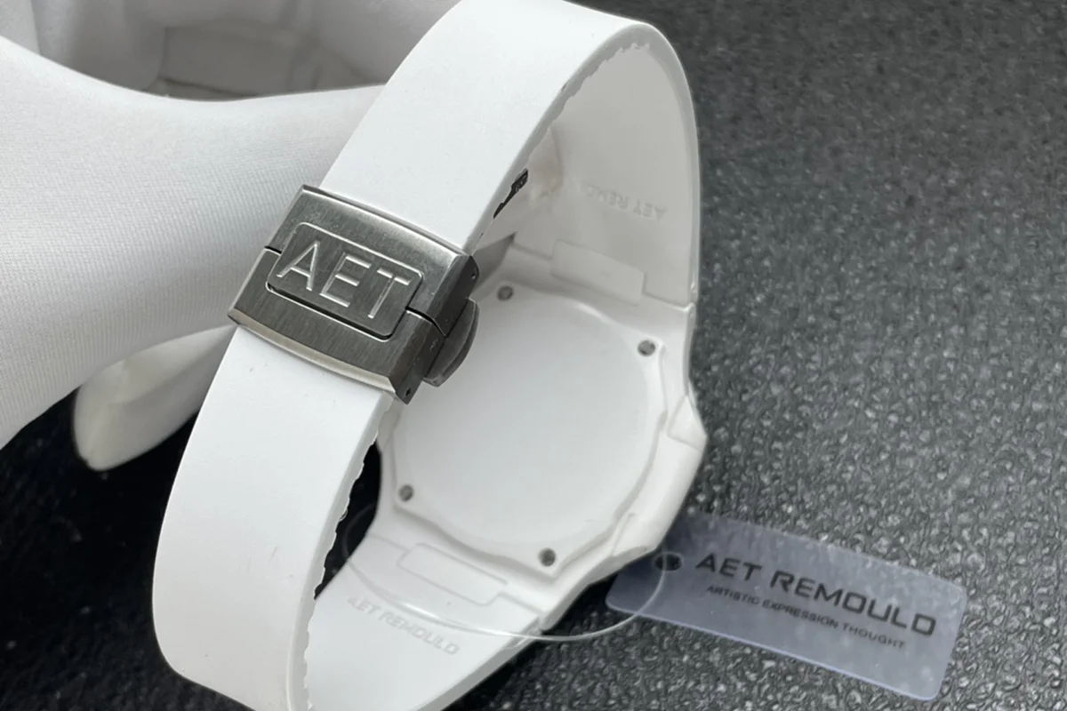 AET Nautilus 5711 White Dial White Ceramic