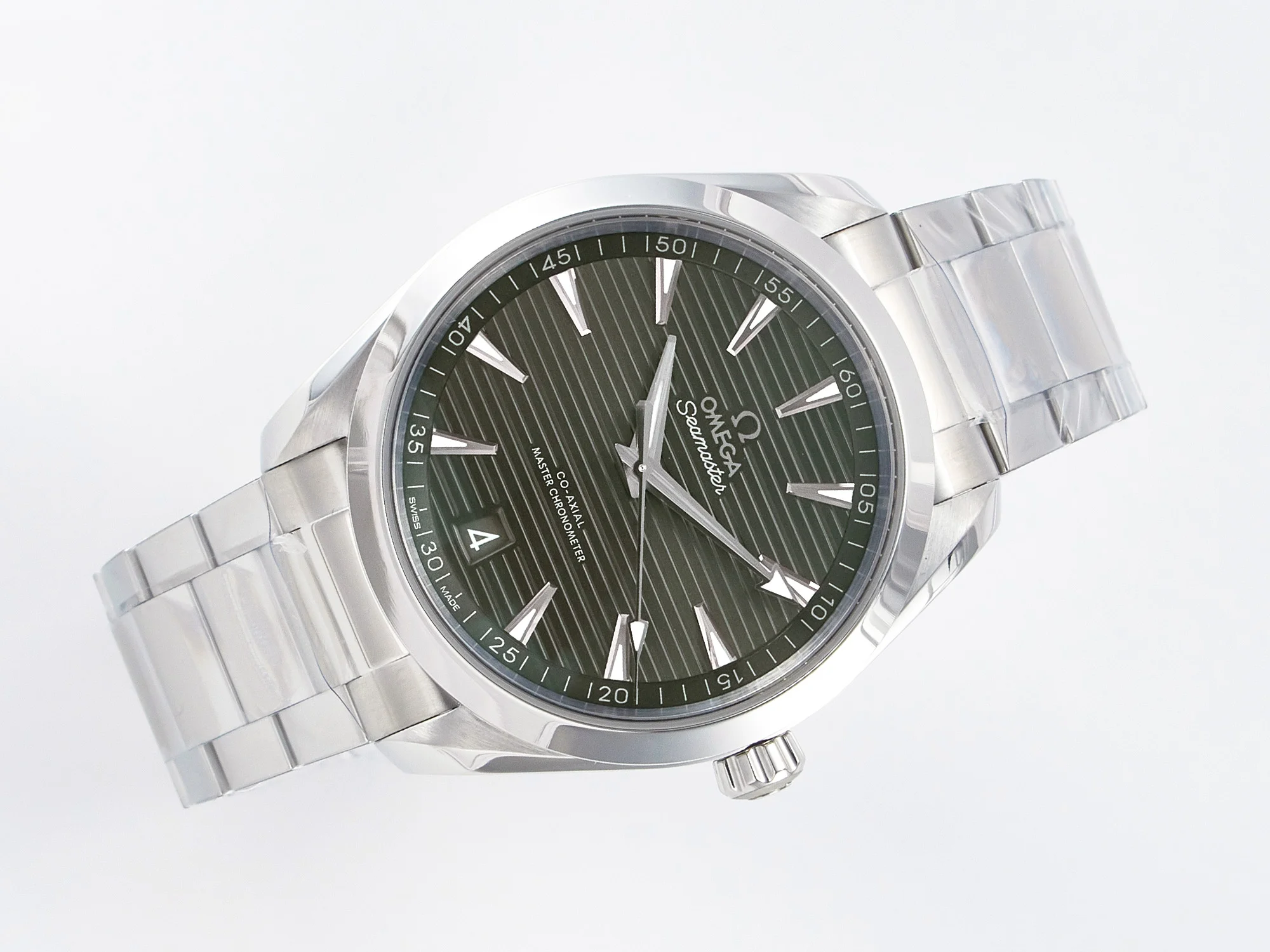Aqua Terra 150m 41mm VSF 1:1 Best Edition Green Dial on SS Bracelet A8900 Super Clone