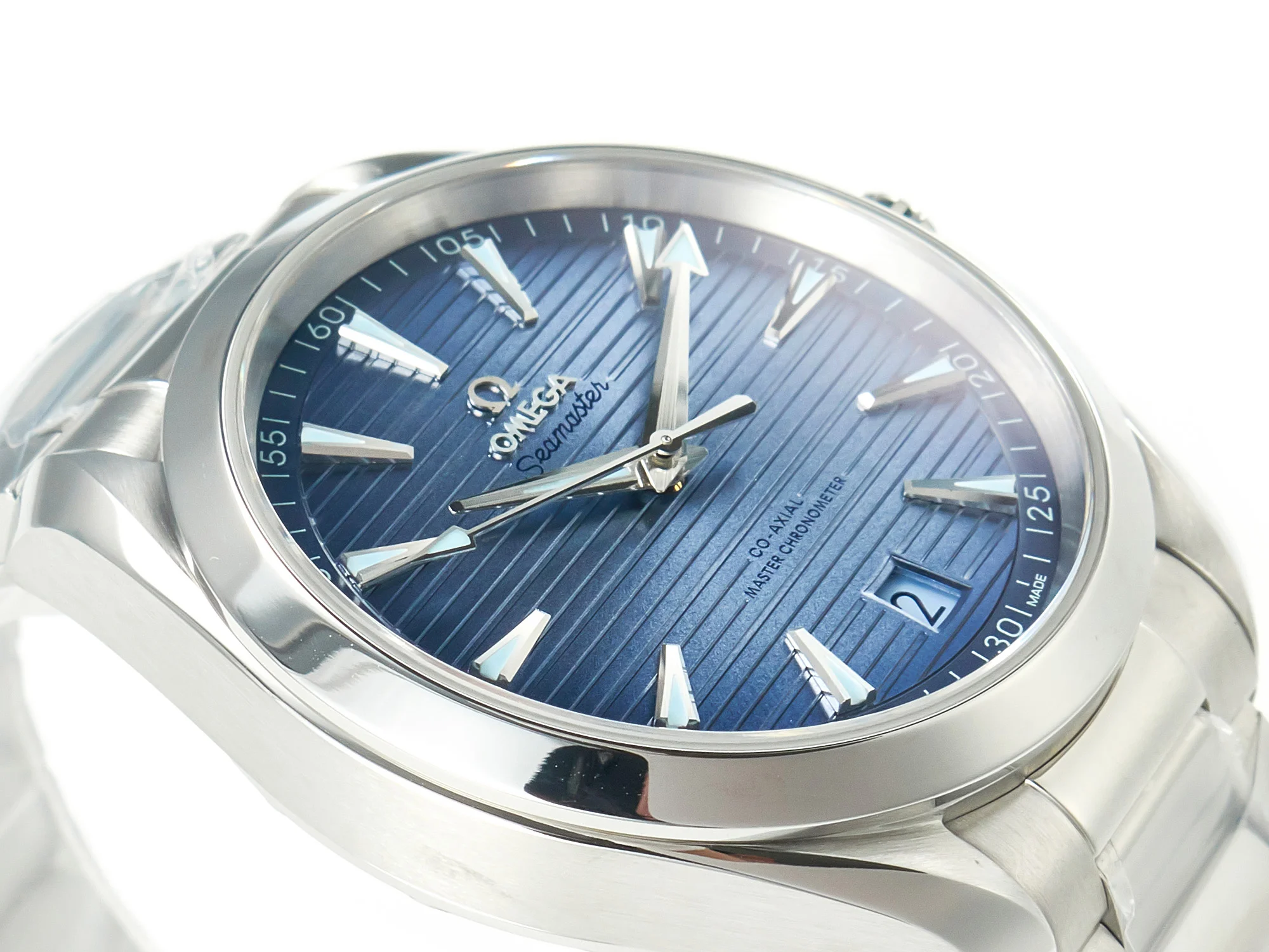 Aqua Terra 150M 41mm VSF 1:1 Best Edition Summer Blue Dial on SS Bracelet A8900 Super Clone