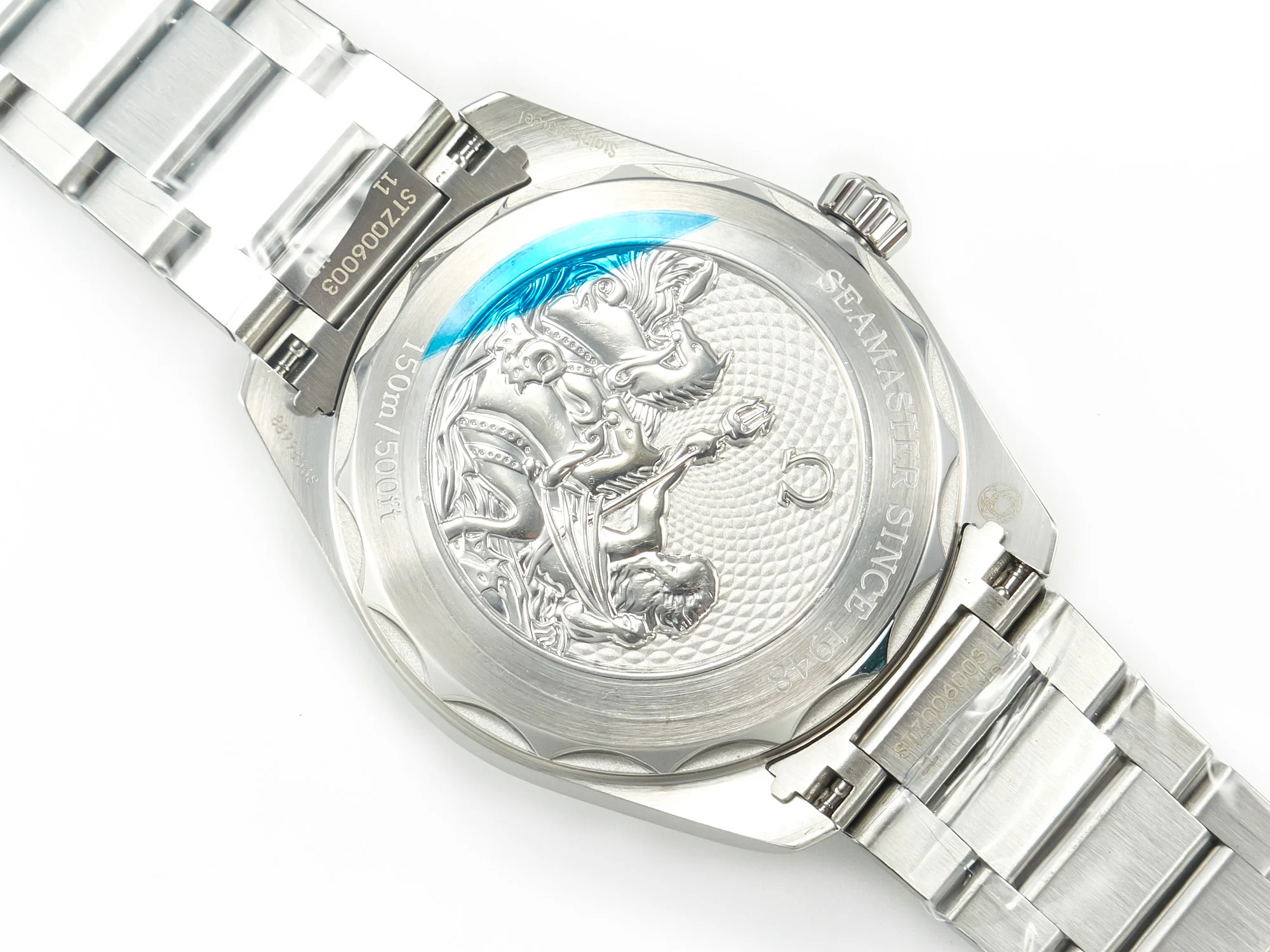 Aqua Terra 150M 41mm VSF 1:1 Best Edition Summer Blue Dial on SS Bracelet A8900 Super Clone