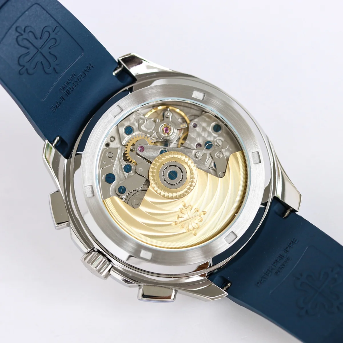 Aquanaut 5968G-001 Blue Dial on Blue Rubber Strap in Steel