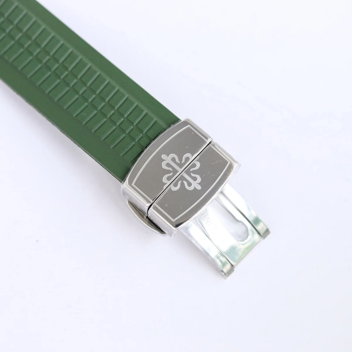 Aquanaut 5968G-010 Green Dial on Green Rubber Strap in Steel
