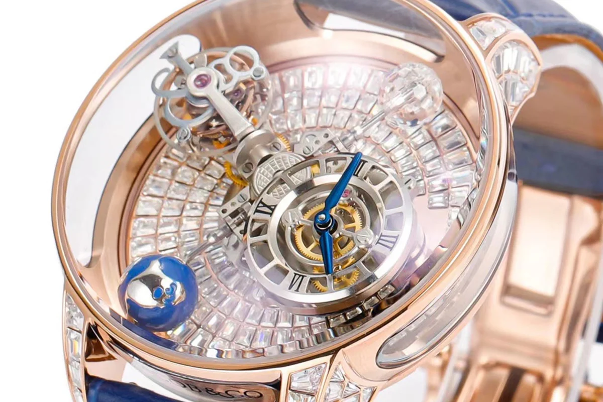 Astronomia Tourbillon Diamond Dial Rose Gold