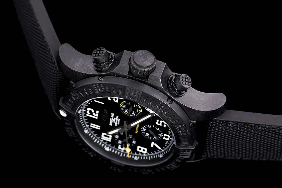 Avenger Hurricane Black Dial on Black Nylon Strap