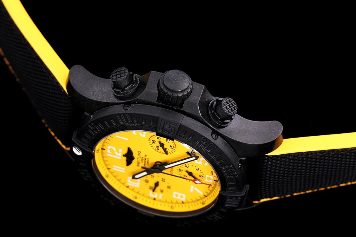 Avenger Hurricane Yellow Dial on Black/Yellow Nylon Strap