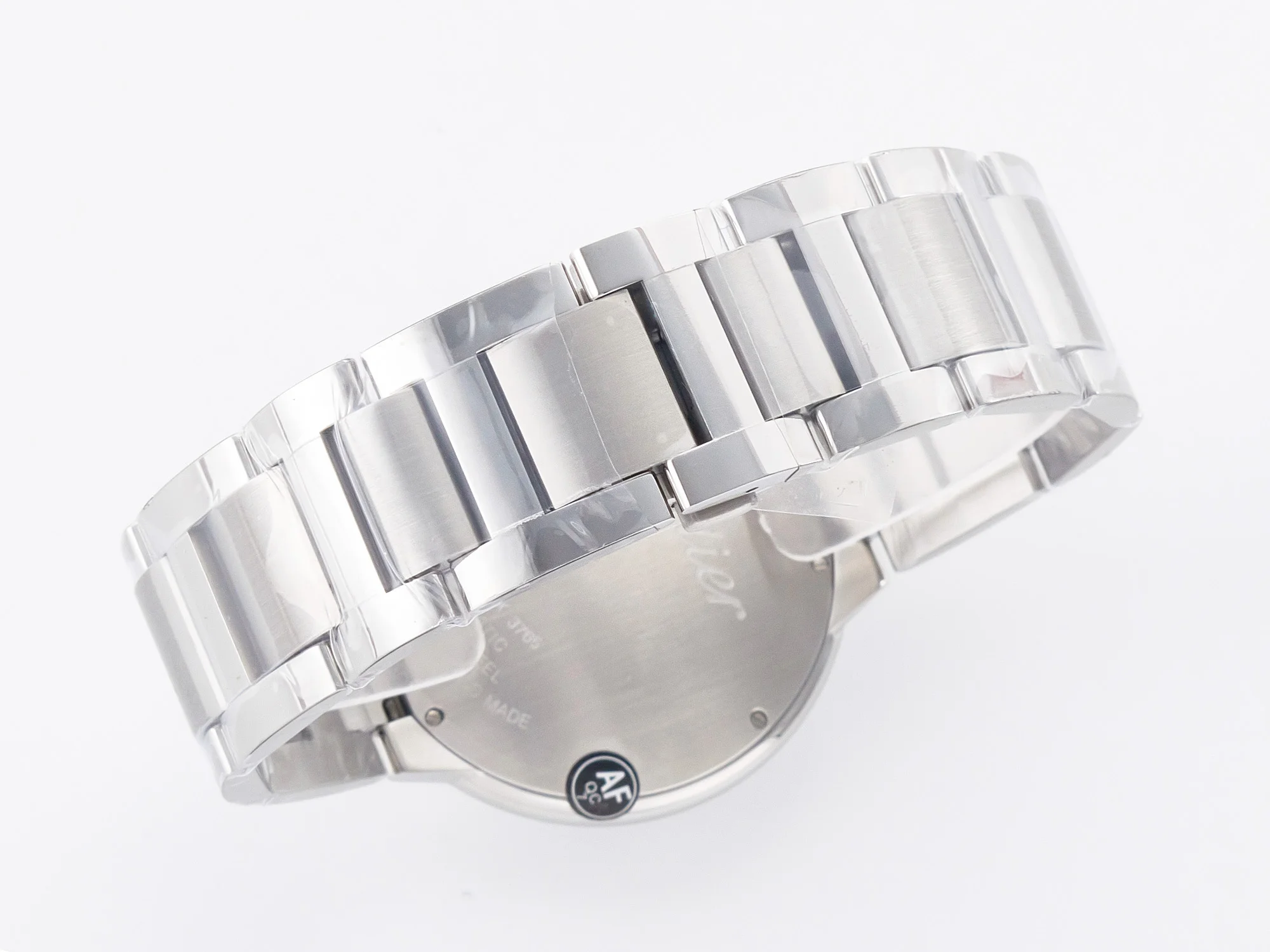 Ballon Bleu 42mm SS AF 1:1 Best Edition White Texture Dial on SS Bracelet A2824 V5
